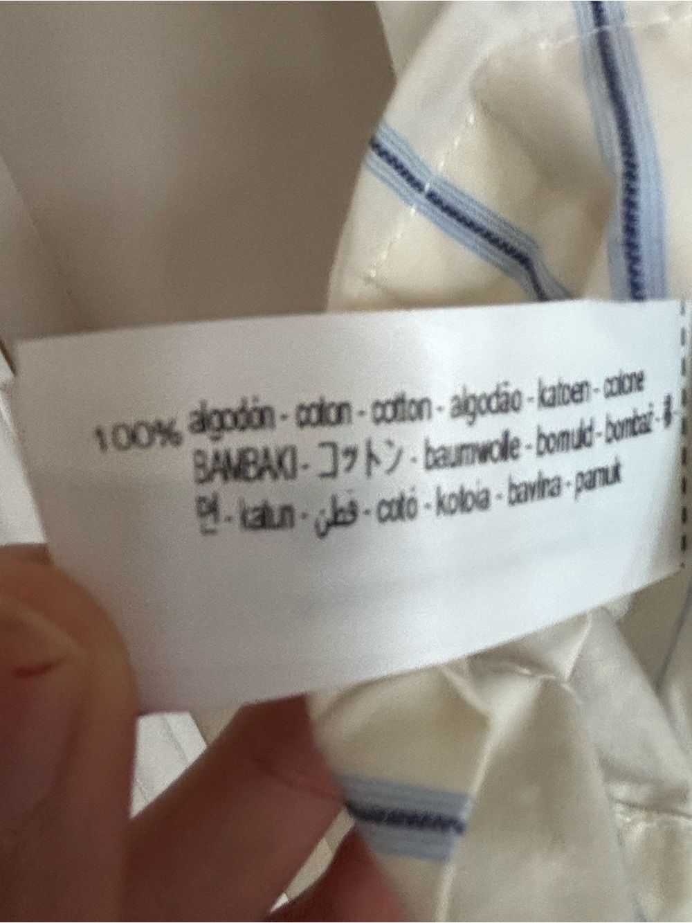 ZARA 100% Cotton Striped Cropped Pajama Shirt - Picture 4 of 5
